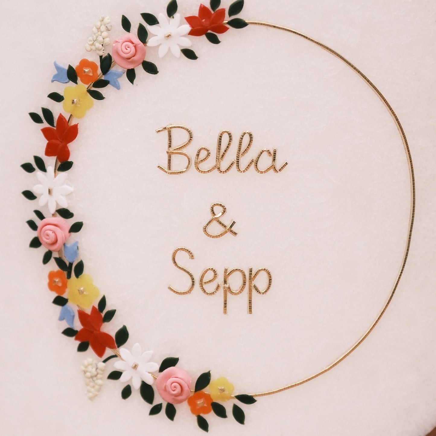 Hochzeitskerze Bella & Sepp