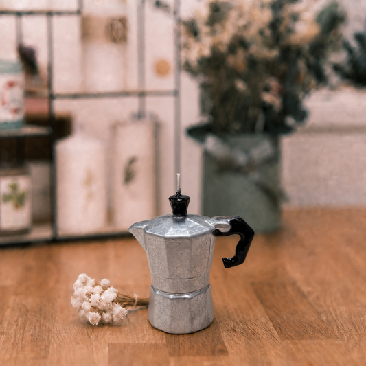 Kaffeekannen Kerze