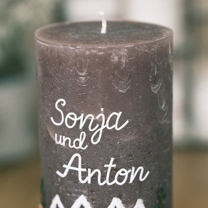 Hochzeitskerze Sonja & Anton