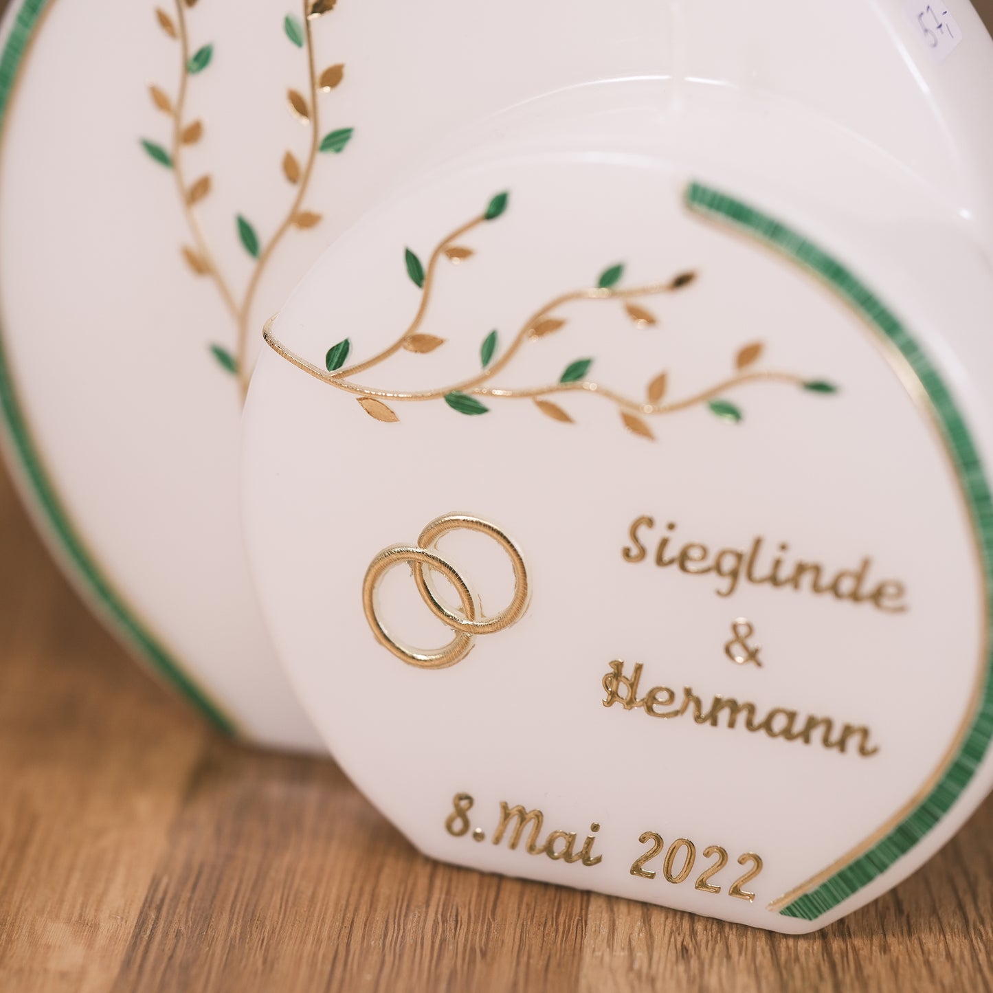 Hochzeitskerze "Sieglinde & Hermann"
